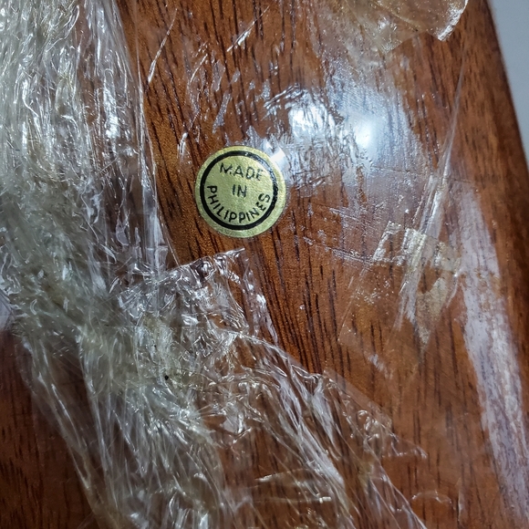 Vintage Ali'i Woods Honolulu Handcarved Wood Art Condiment Bowls, Spoons & Tray - Picture 10 of 11